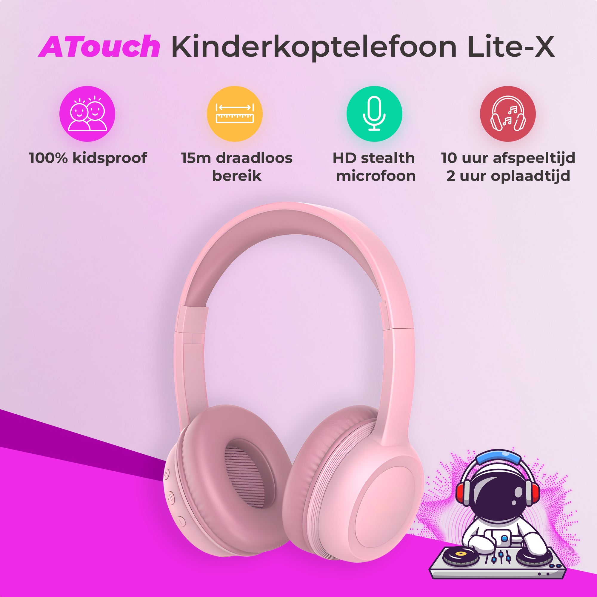 Kinderkoptelefoon Lite-Y/X/V