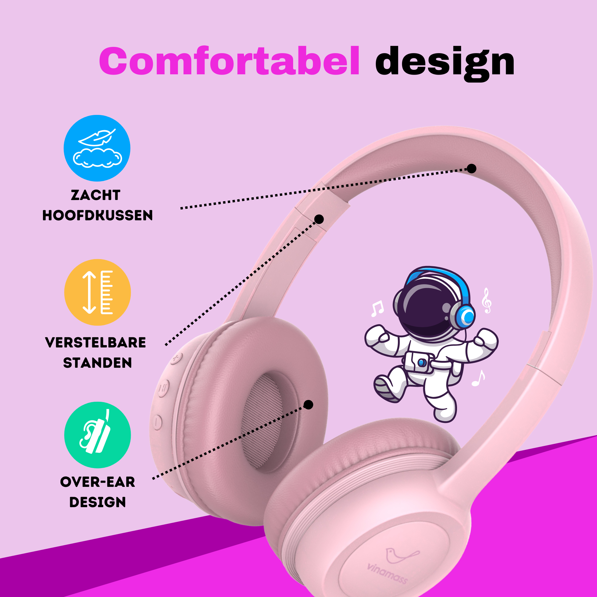 Kinderkoptelefoon Lite-Y/X/V